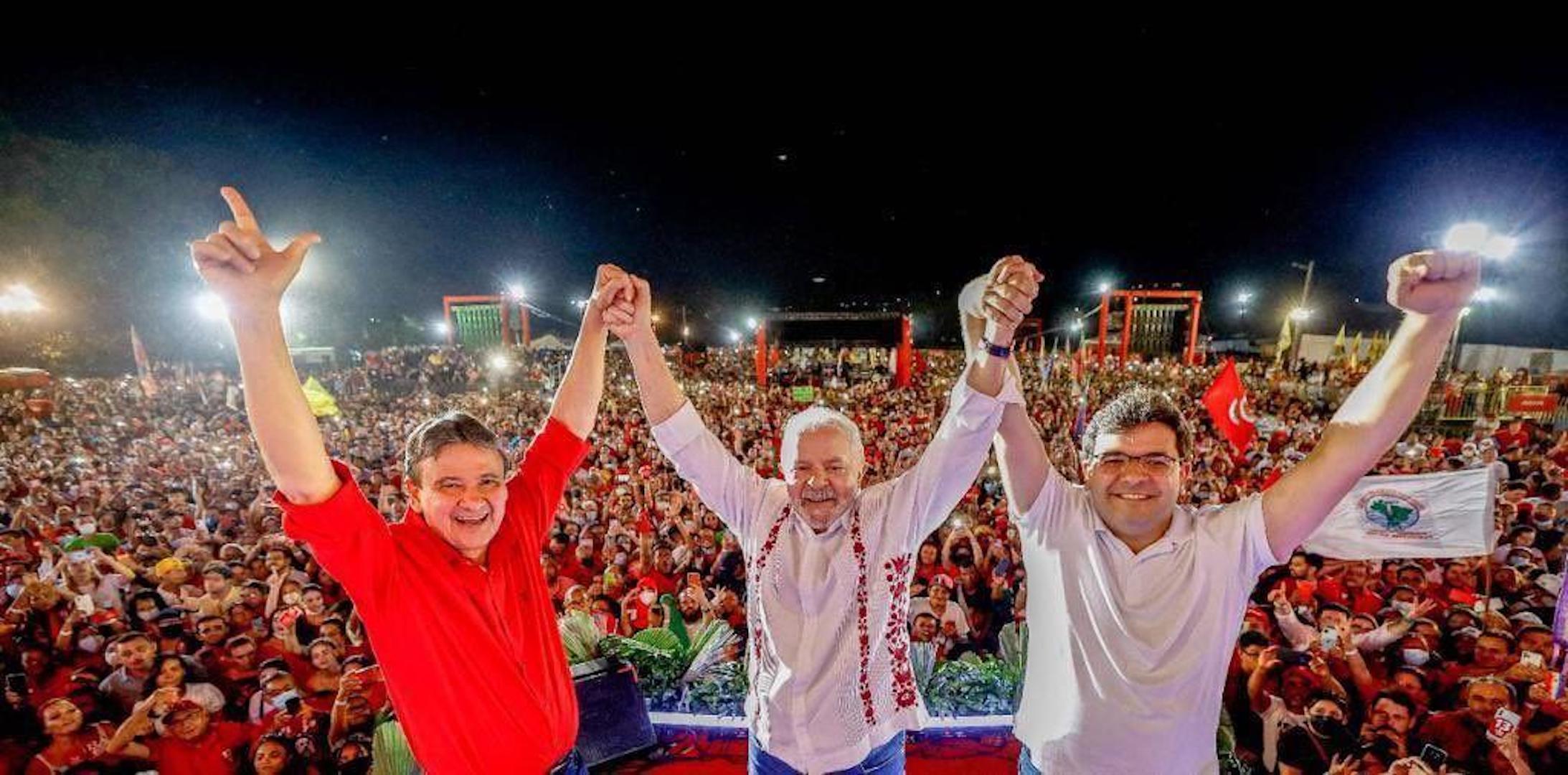 Lula visitou o Piauí ainda na pré-campanha para ajudar a popularizar a imagem de Rafael Fonteles