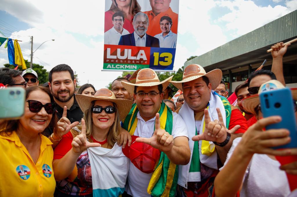 Em Valen A Rafael E Wellington Realizam Mega Caminhada Em Apoio A Lula