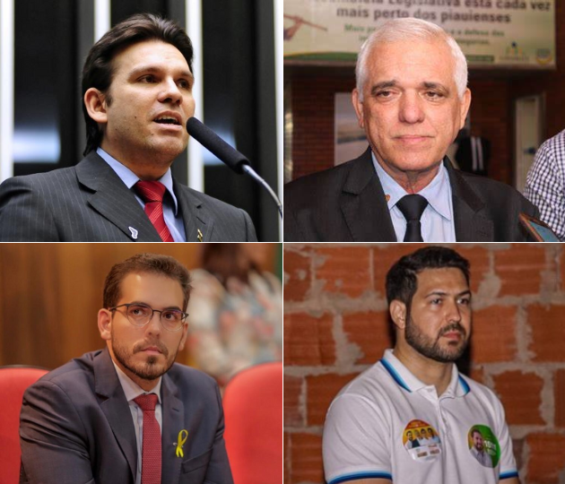 Marllos Sampaio, Themístocles Filho, Marcos Aurélio Sampaio e Felipe Sampaio.