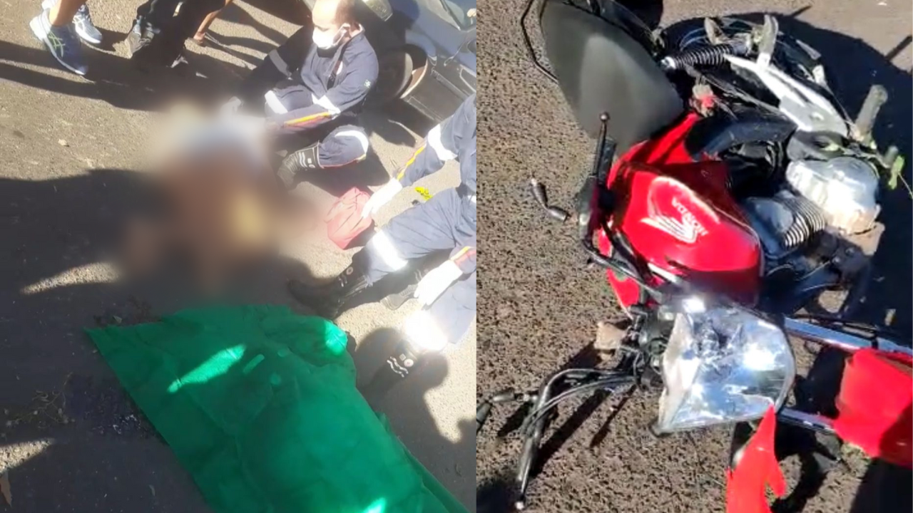 Casal colide moto com poste e morre no balão do Vale do Gavião em Teresina