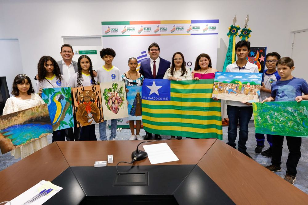 Governador Rafael viabiliza viagem de estudantes à Itália para exposição de quadros