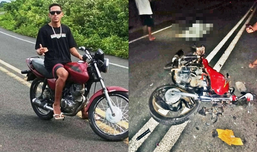Jovem morre após colidir motocicleta em ônibus de turismo no Litoral do Piauí