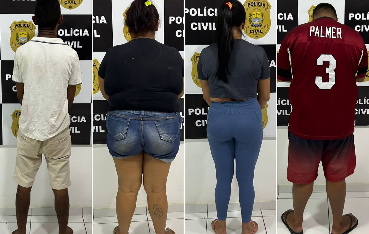 Dois Homens E Duas Mulheres São Presas Por Tráfico De Drogas Na Zona