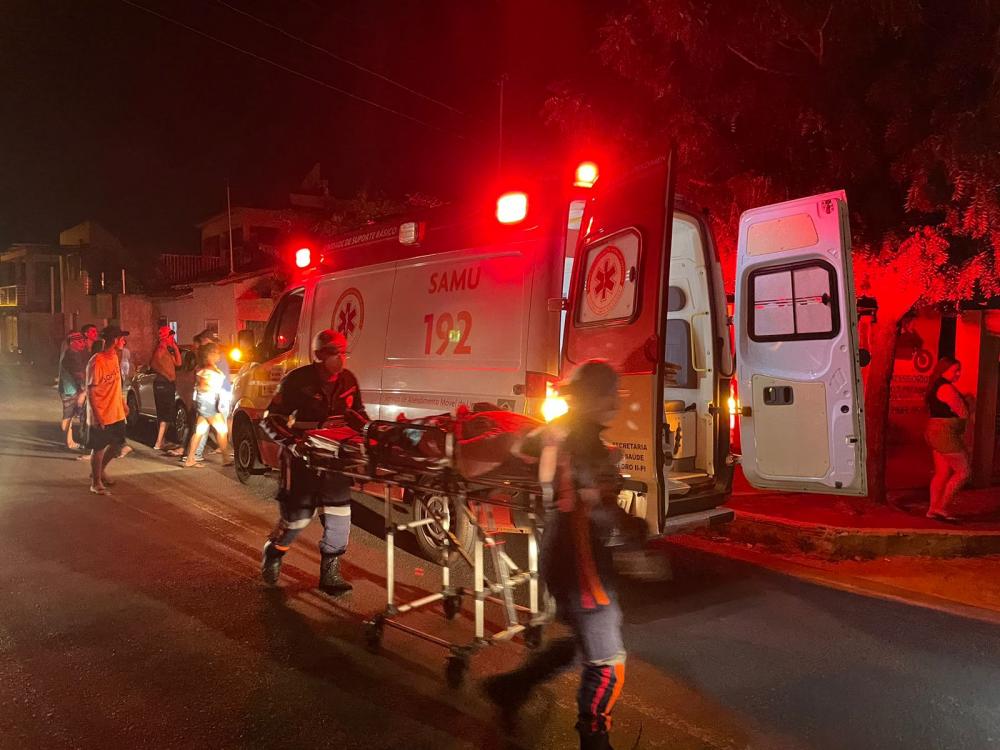 Casal fica ferido após grave acidente de motocicleta no interior do Piauí