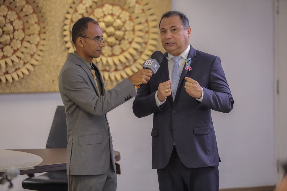 Presidente da CPI da Equatorial, deputado Evaldo Gomes, em entrevista à TV ALEPI