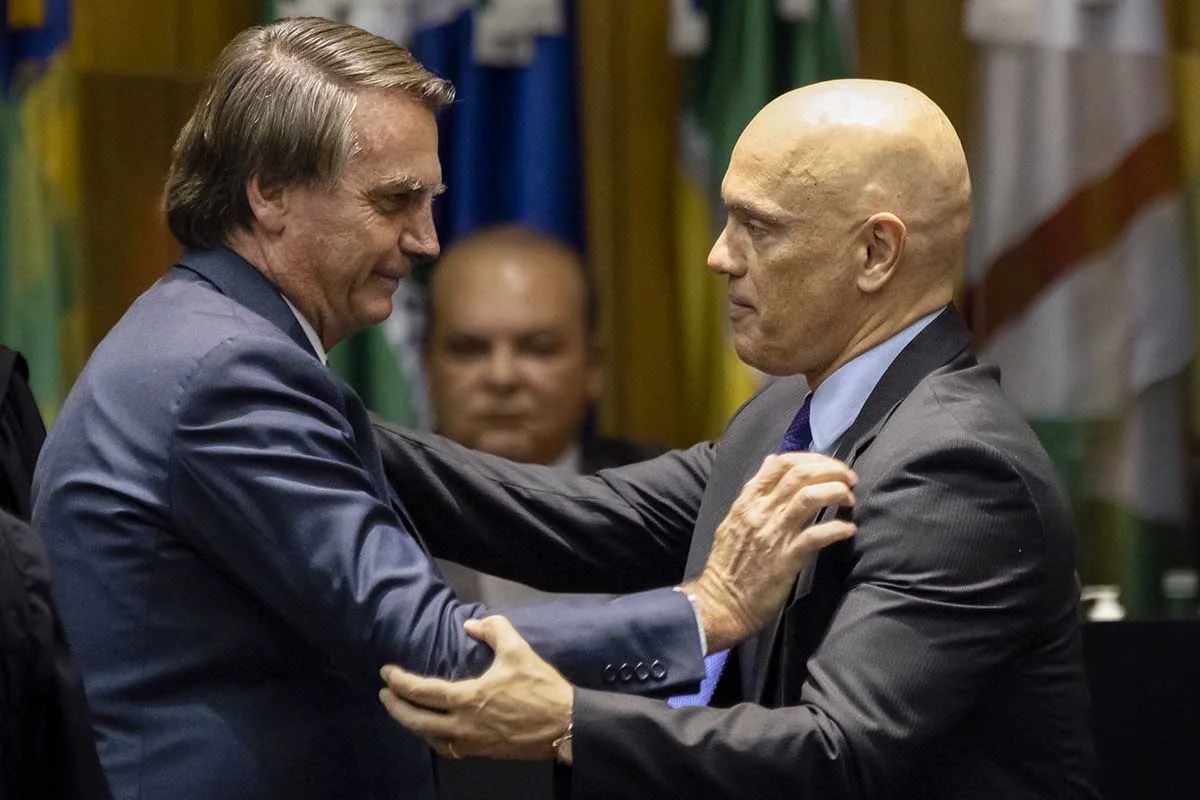 Bolsonaro e Moraes