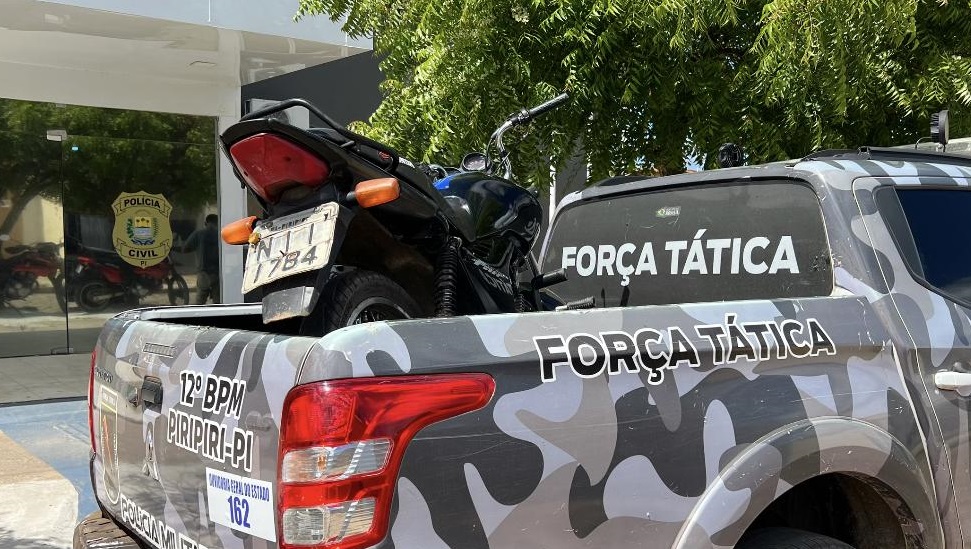 PM recupera moto de homem em Piripiri