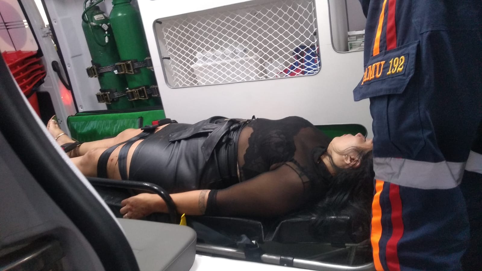 Mulher agredida por caminhoneiro
