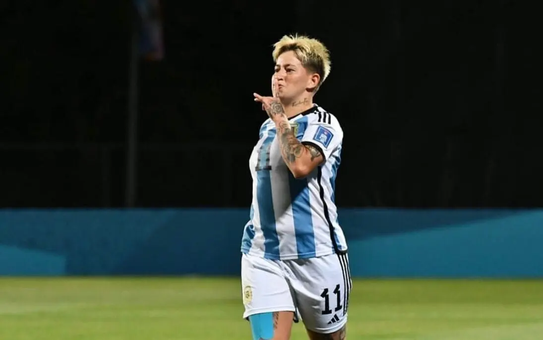 Yamila Rodríguez del Palmeiras defiende a Argentina en la Copa