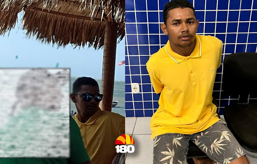 Fugitivo da Penitenciária Mista é flagrado curtindo em barraca na praia de Barra Grande