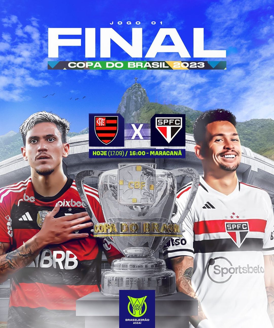 Flamengo x São Paulo ao vivo: onde assistir à final da Copa do