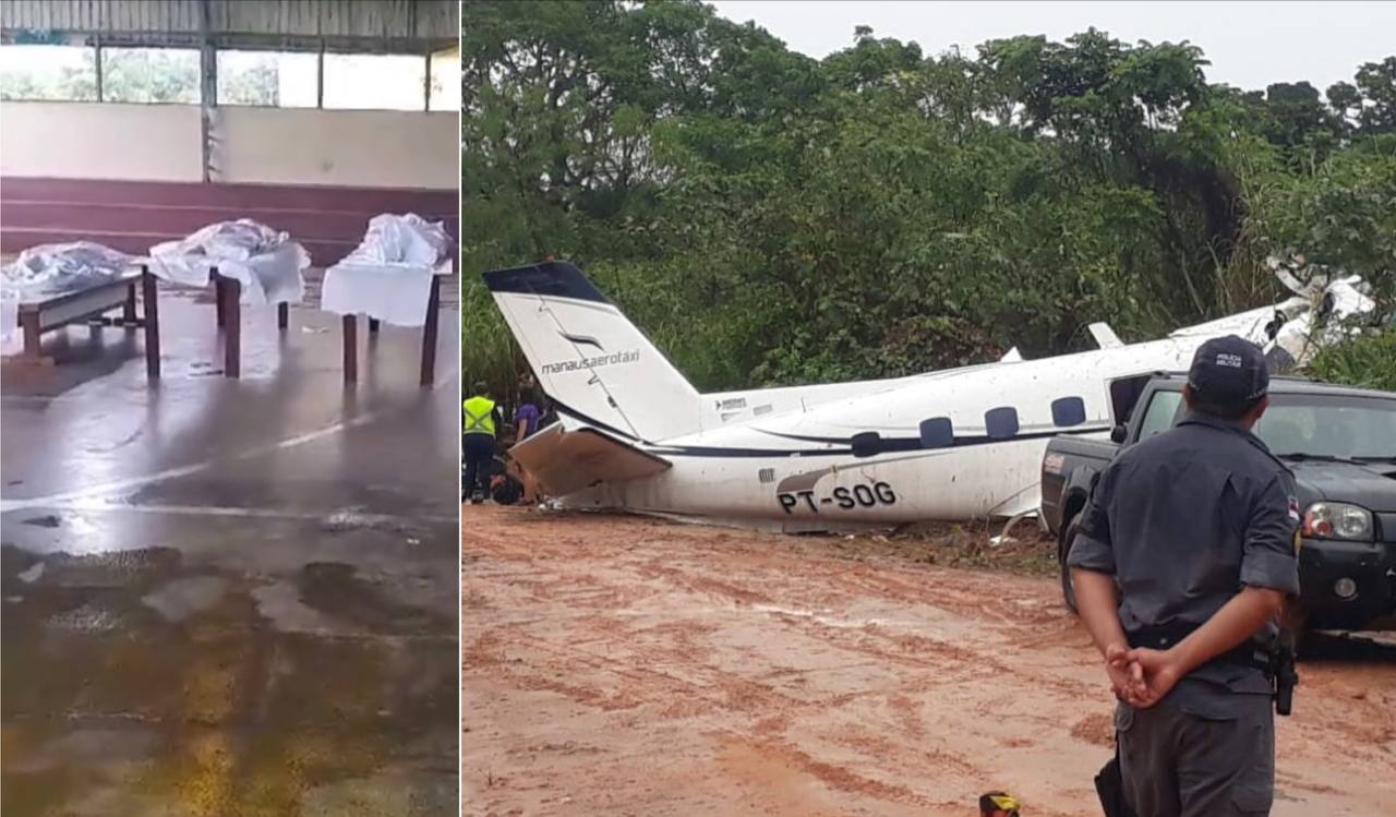 Avião cai no Amazonas e mata ao menos 14 pessoas
