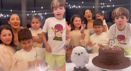 Distante da irmã, Simaria faz aparição rara com os filhos de Simone