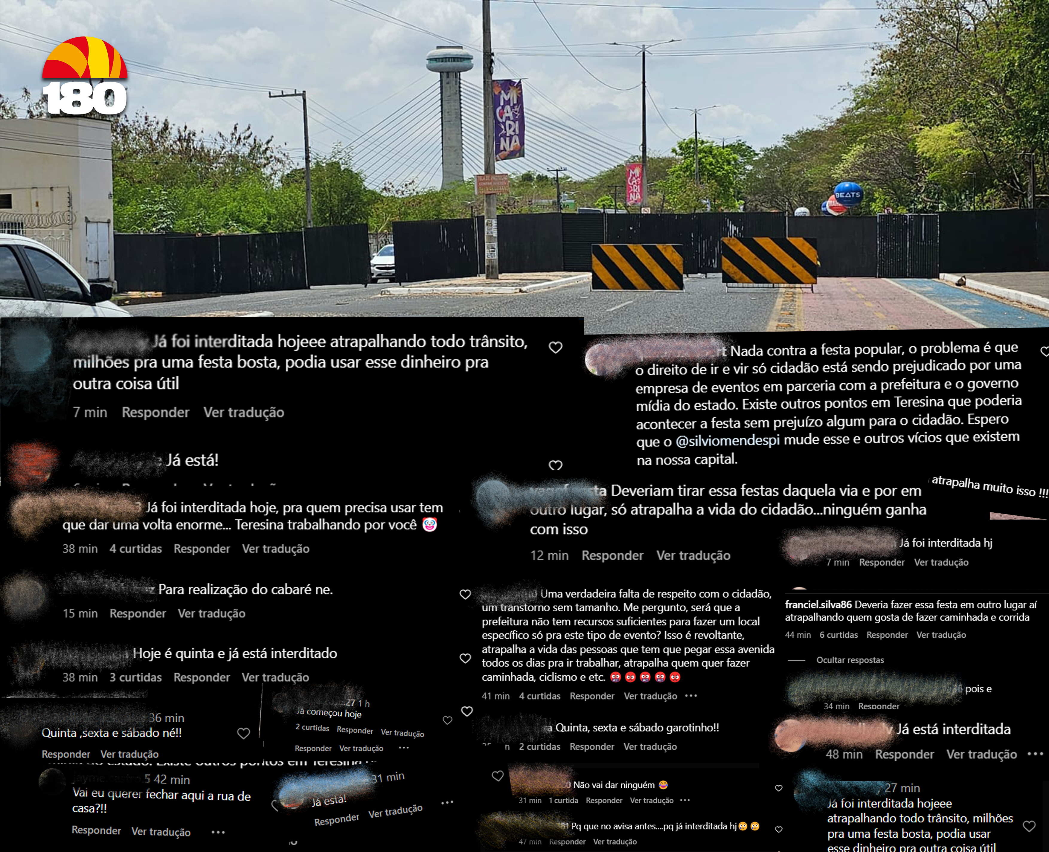Interdição da Av. Raul Lopes para Micarina 2024 gera críticas e transtornos entre moradores
