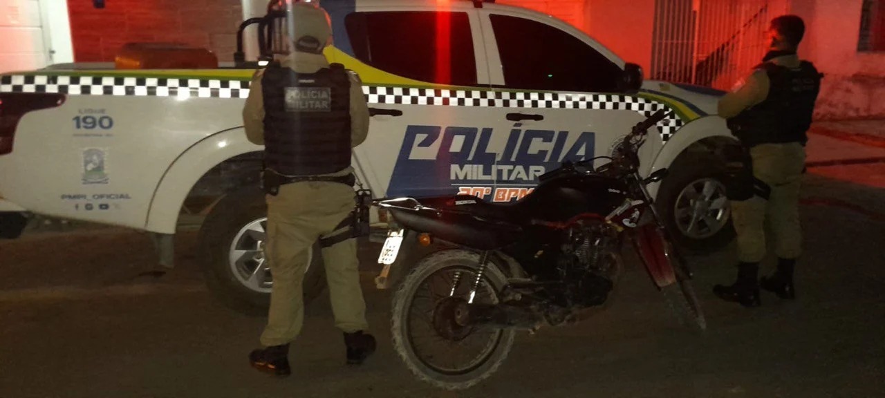 JaicósMotocicleta adulterada é apreendida pela Polícia Militar em Jaicós