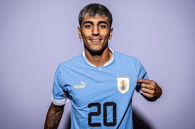 Facundo Torres, uruguaio contratado pelo Palmeiras.
