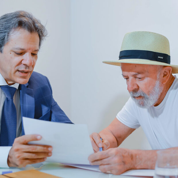 Lula e Haddad.