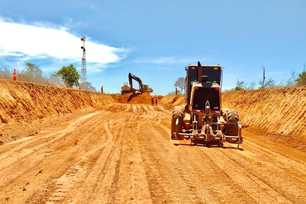 Início de obras de rodovia no entroncamento da BR-135 entre Cristalândia e a Bahia