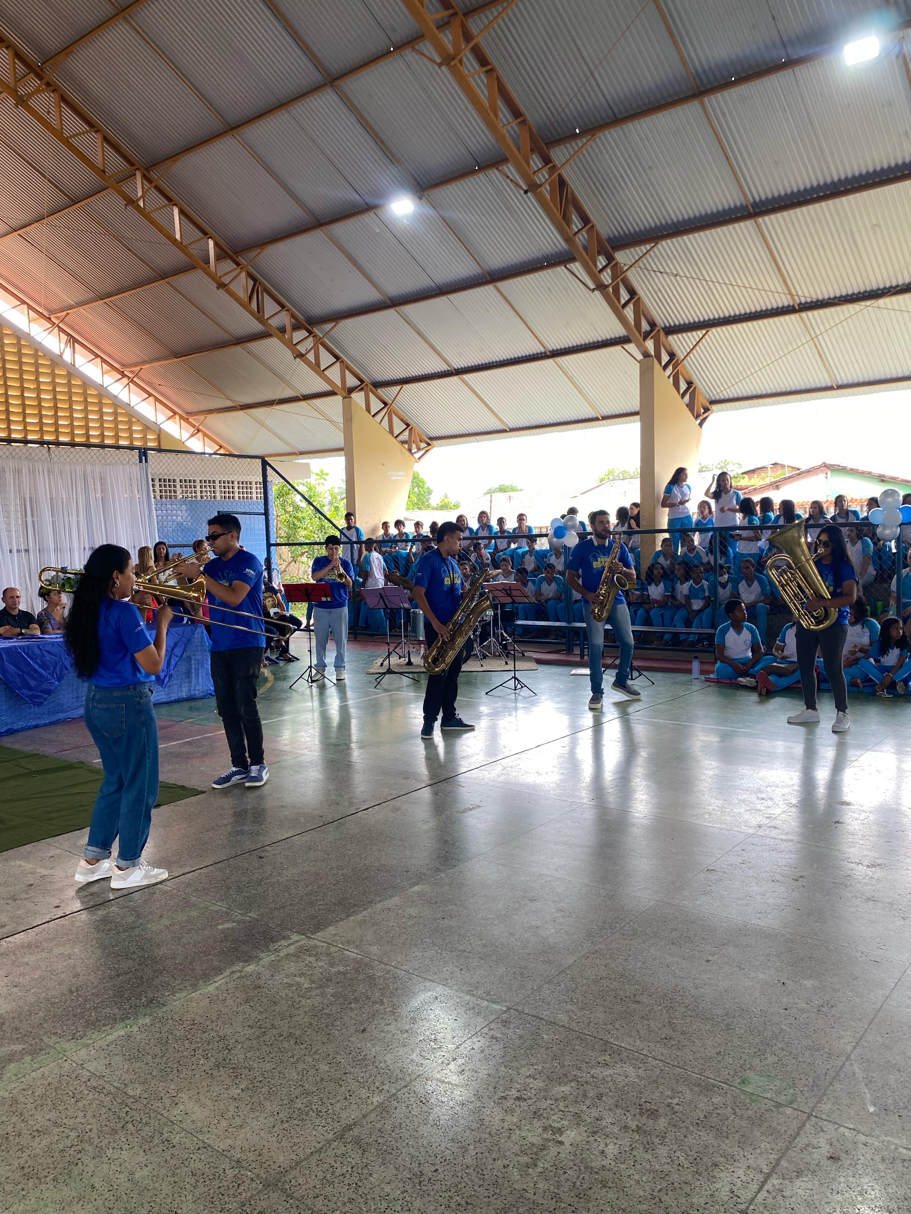 Projeto Banda Escola realiza apresentação na zona rural de Teresina