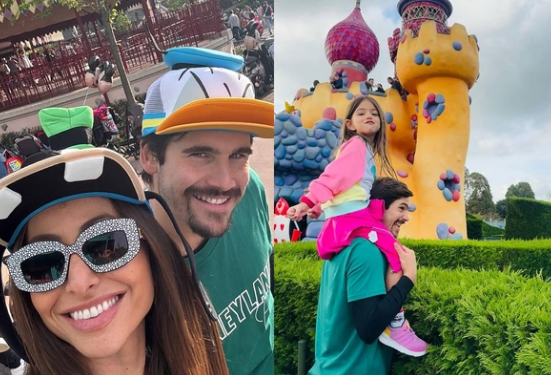 Sabrina Sato vai para Disney com a filha e Nicolas Prattes