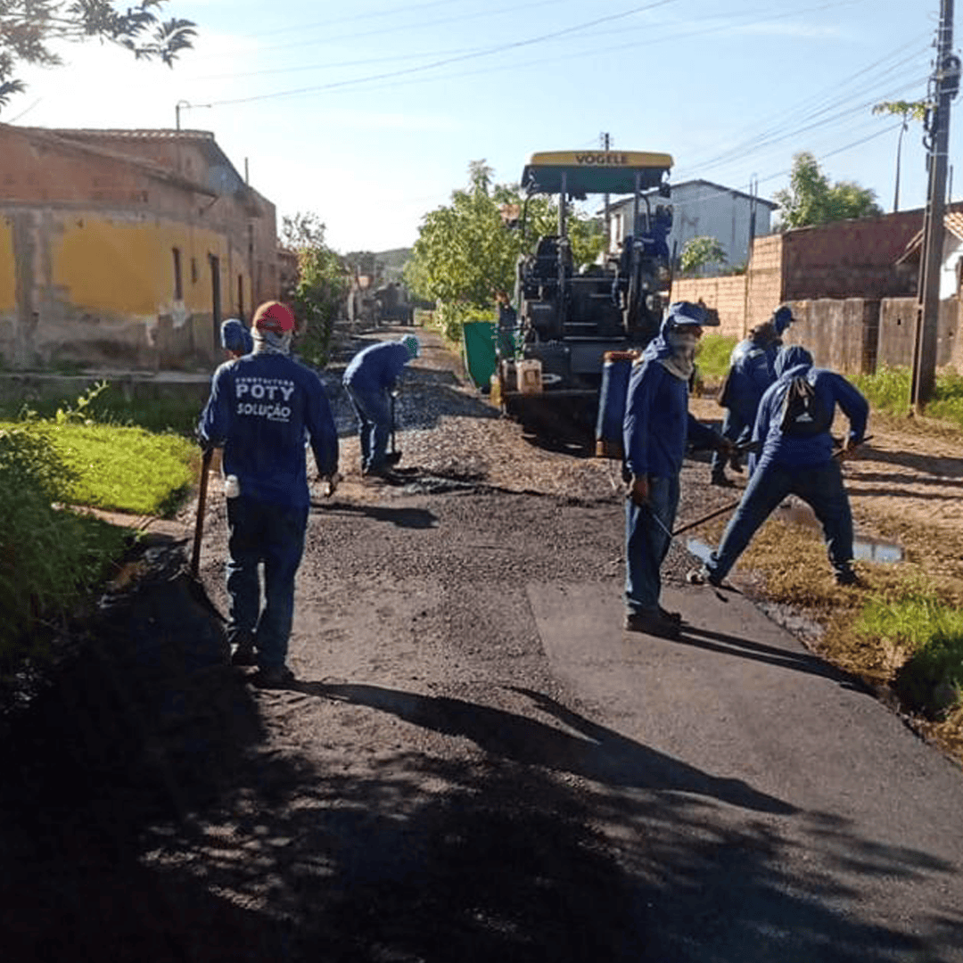 Asfalto em Buriti dos Lopes