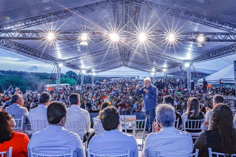 Lula em evento no Alagoas