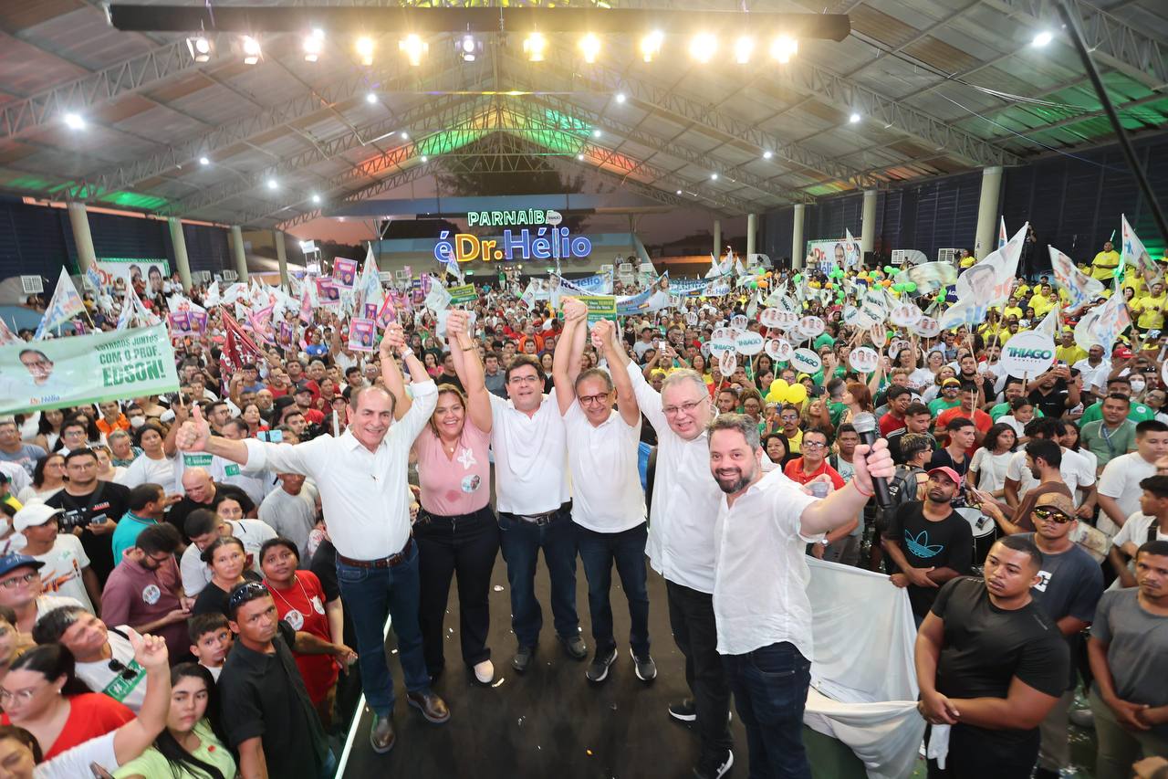Junta Parnaíba reúne grande público em encontro com Dr. Hélio, Flaviana Veras e Rafael Fonteles