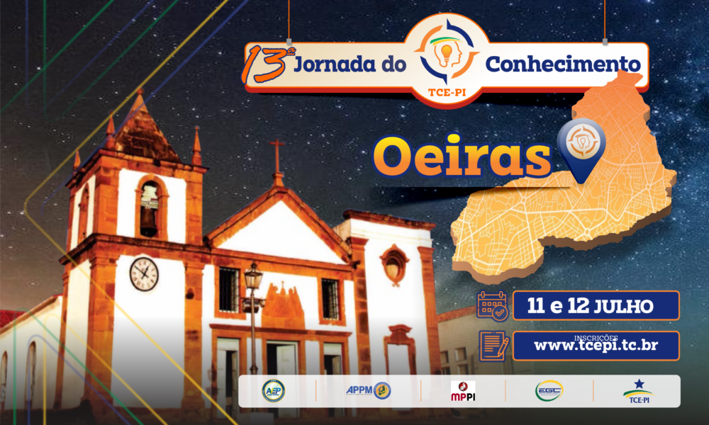 TCE PI abre inscrições para a Jornada do Conhecimento em Oeiras