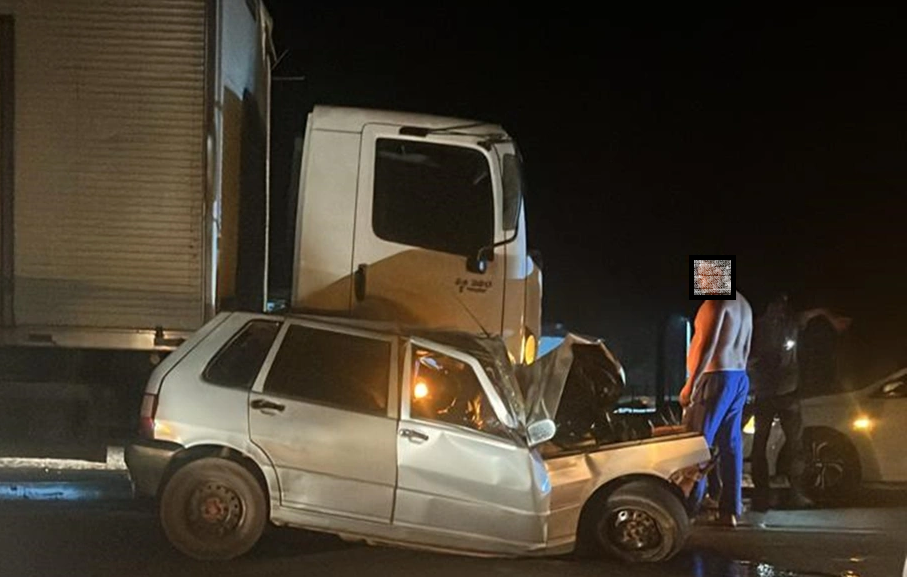 Acidente com vítima na BR-343
