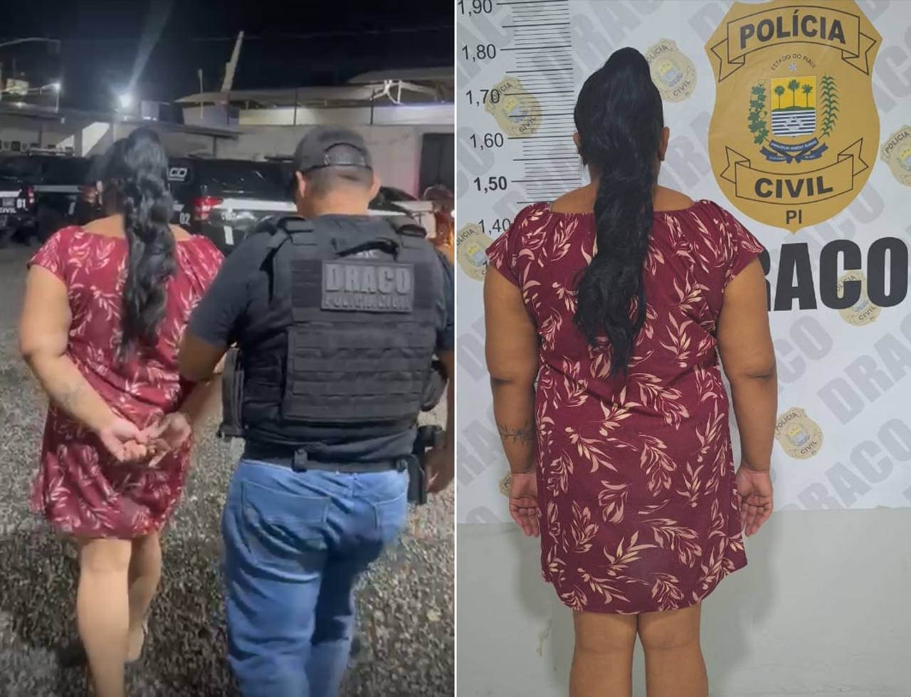 Mulher presa por extorsão