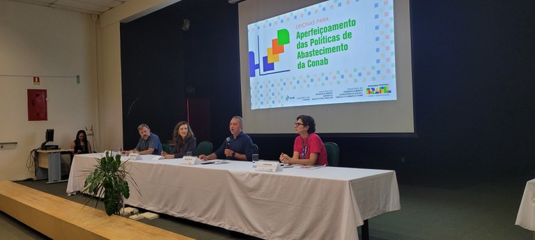 Conab realiza oficinas para fortalecer abastecimento alimentar nos centros urbanos