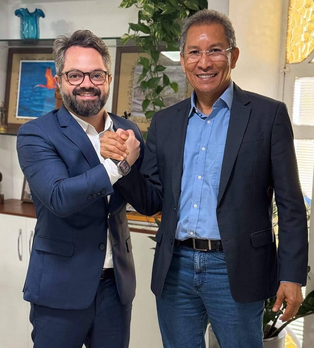 Marcelo Nolleto e Mussolini Guedes