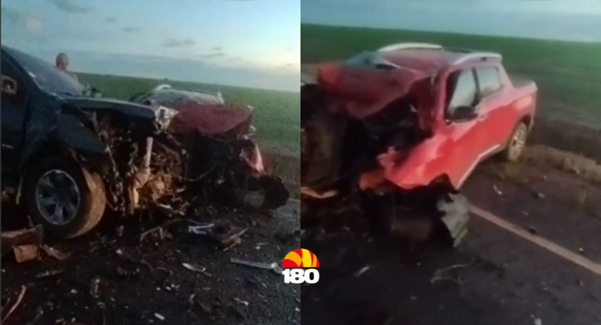 Colisão frontal entre caminhonetes resulta em pelo menos três mortes no Piauí