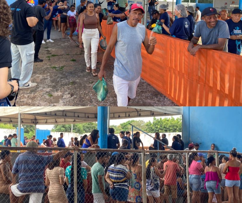 Distribuição de peixes Demerval Lobão