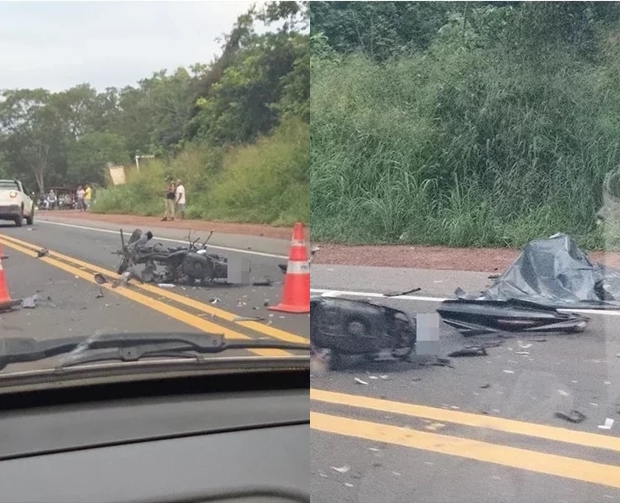 Duas pessoas morrem em grave acidente entre motocicletas na BR-343 em Teresina