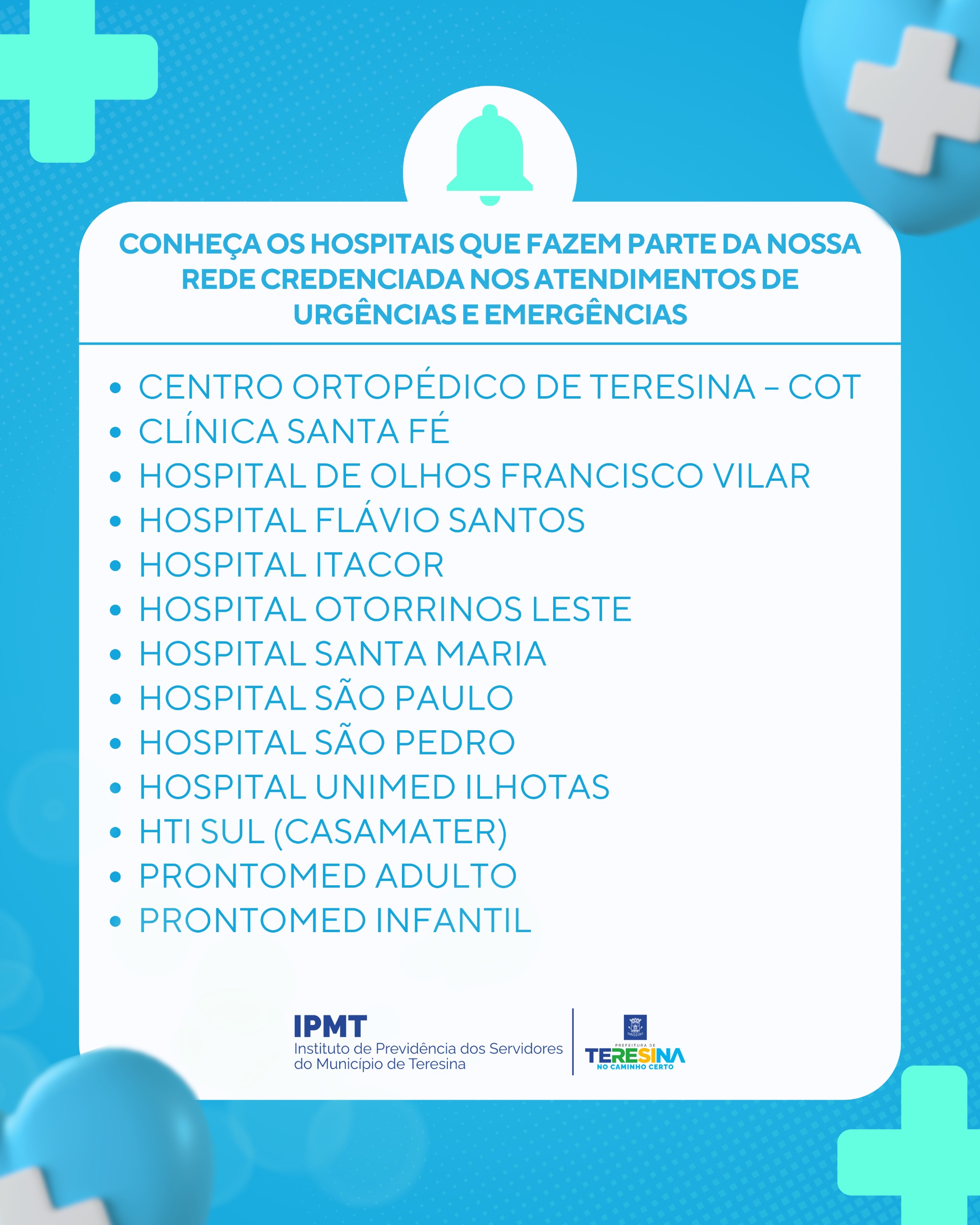IPMT Saúde e PLANTE reforçam rede credenciada de urgência e emergência
