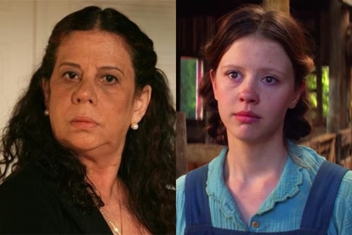Mia Goth e sua avó Maria Gladys