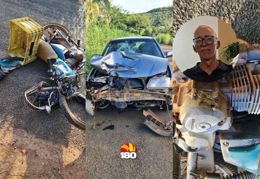 Morte de motociclista após colisão entre moto e veiculo gera comoção em Várzea Grande