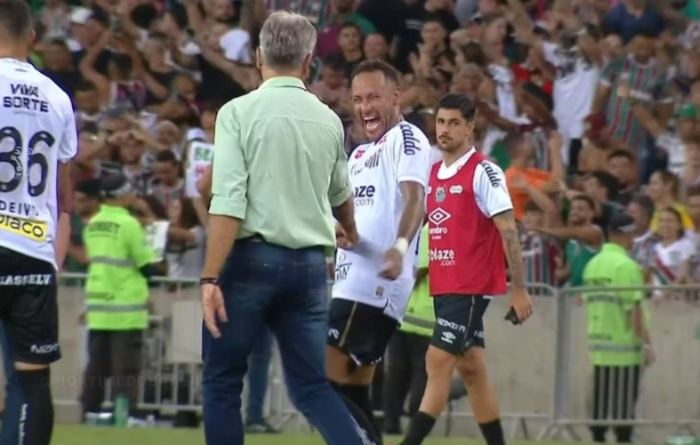 Neymar e Renato Gaúcho