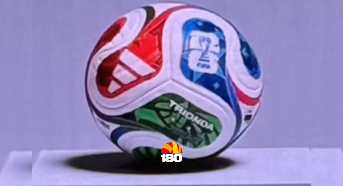 Imagem da possível bola da Copa do Mundo de 2026 vaza com cores das sedes