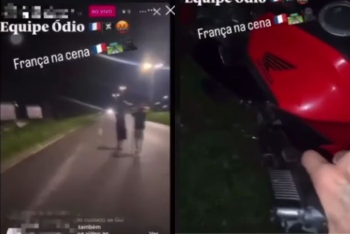 Ladrões fazem transmissão ao vivo durante roubo no litoral de SP