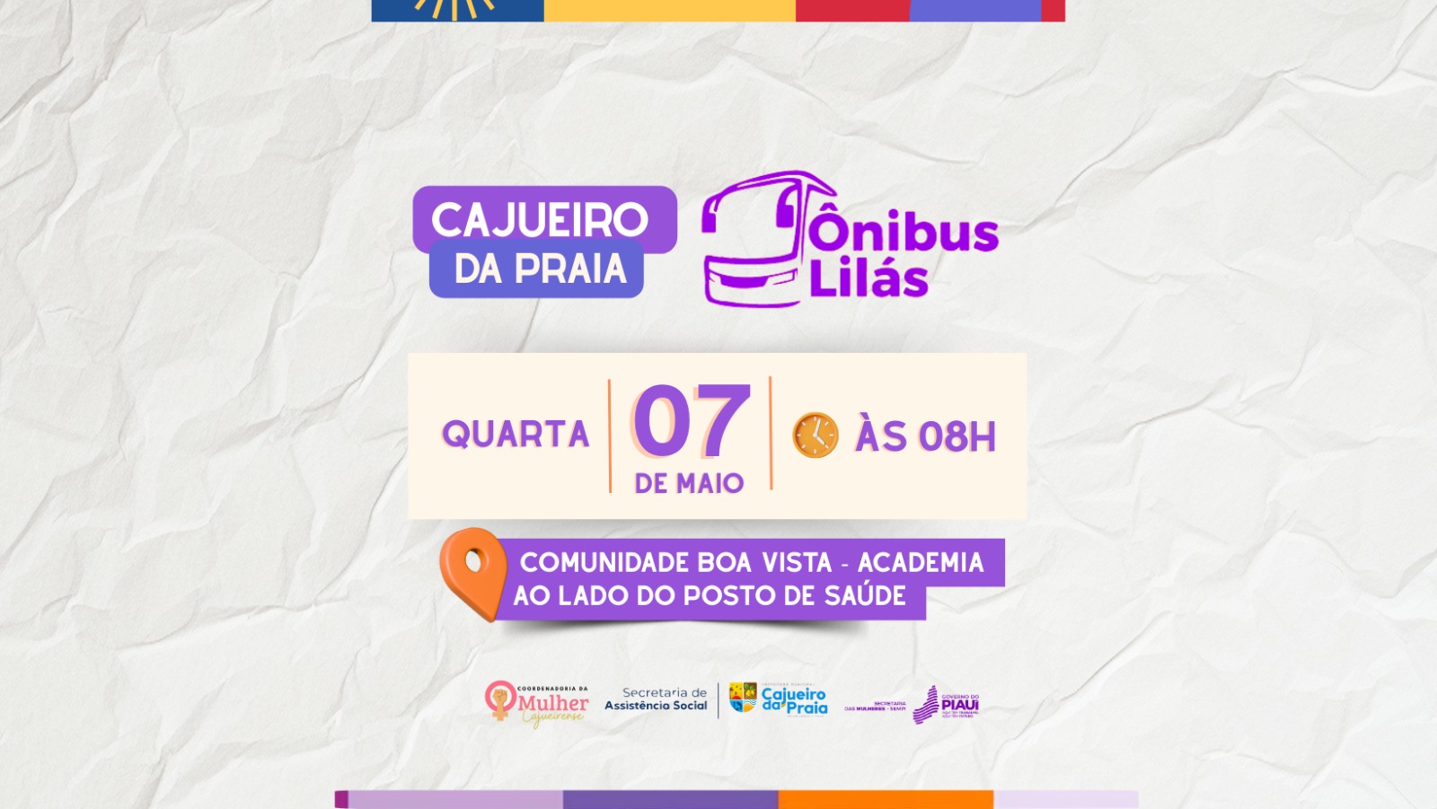 ônibus lilás