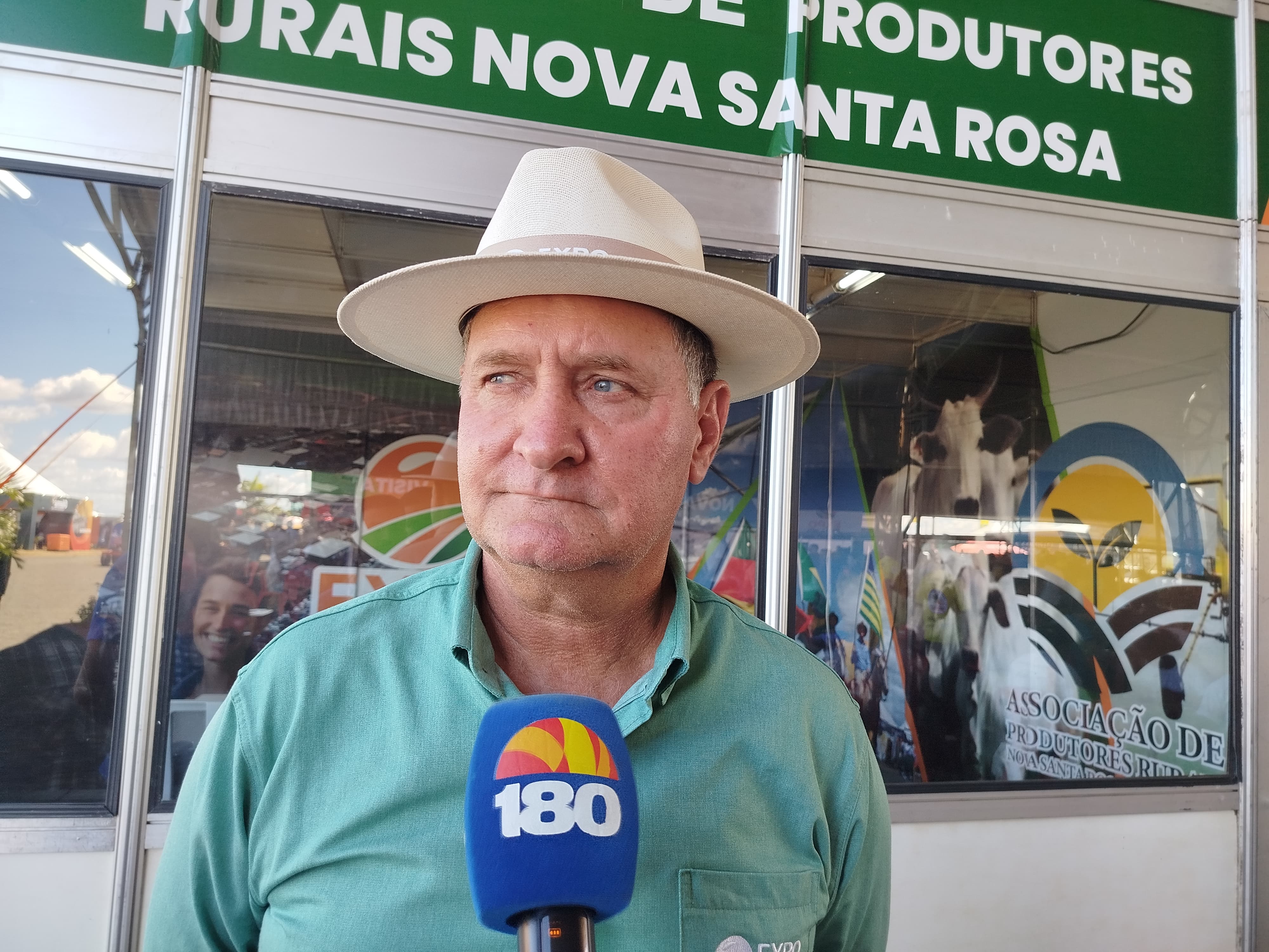 presidente da Associação de Produtores Rurais, José Kulzer,