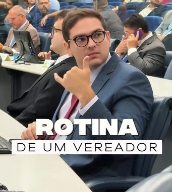 _Insta do vereador chegou a postar a rotina de um vereador