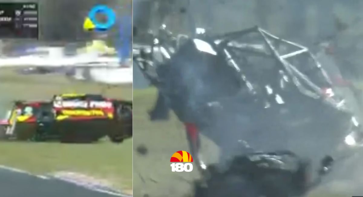 Caminhonete capota 12 vezes em acidente impressionante durante corrida; assista