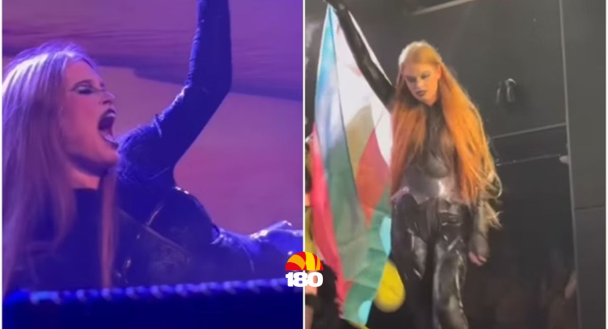 Filha trans de Elon Musk brilha como drag queen em evento de protesto contra governo