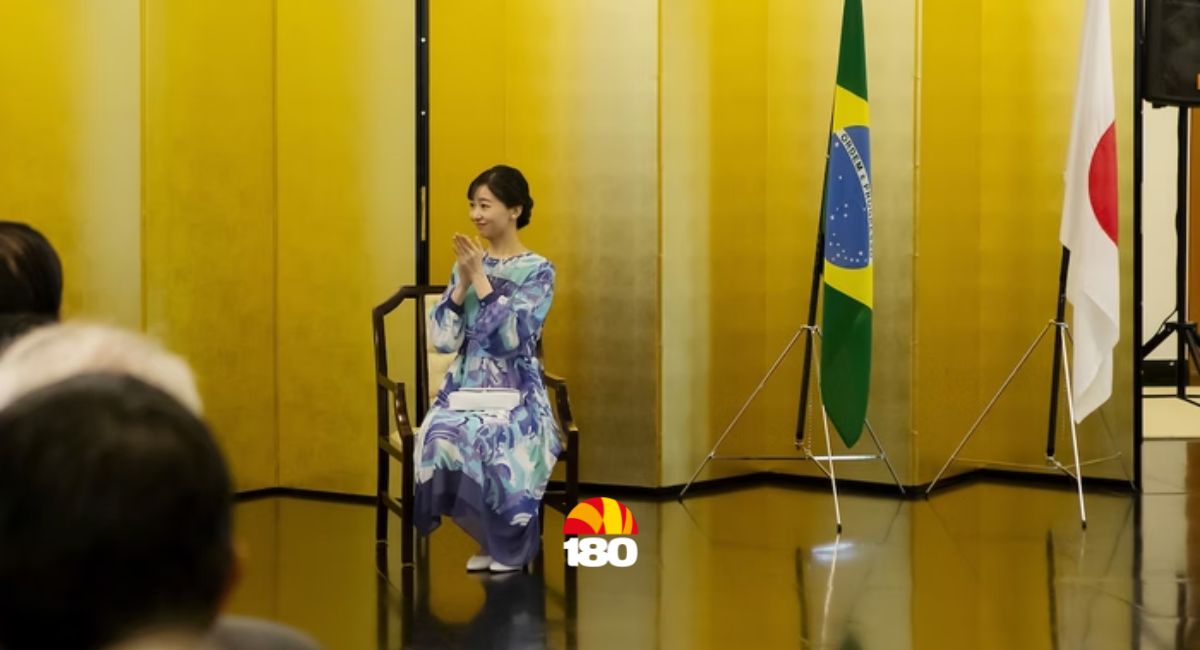 Princesa Kako recebida em evento intimista na embaixada do Japão
