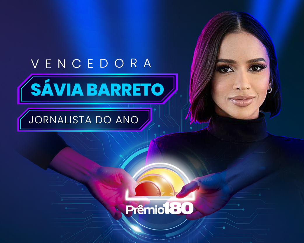 Referência em análise política, Sávia Barreto é consagrada no Prêmio 180graus como Jornalista do Ano