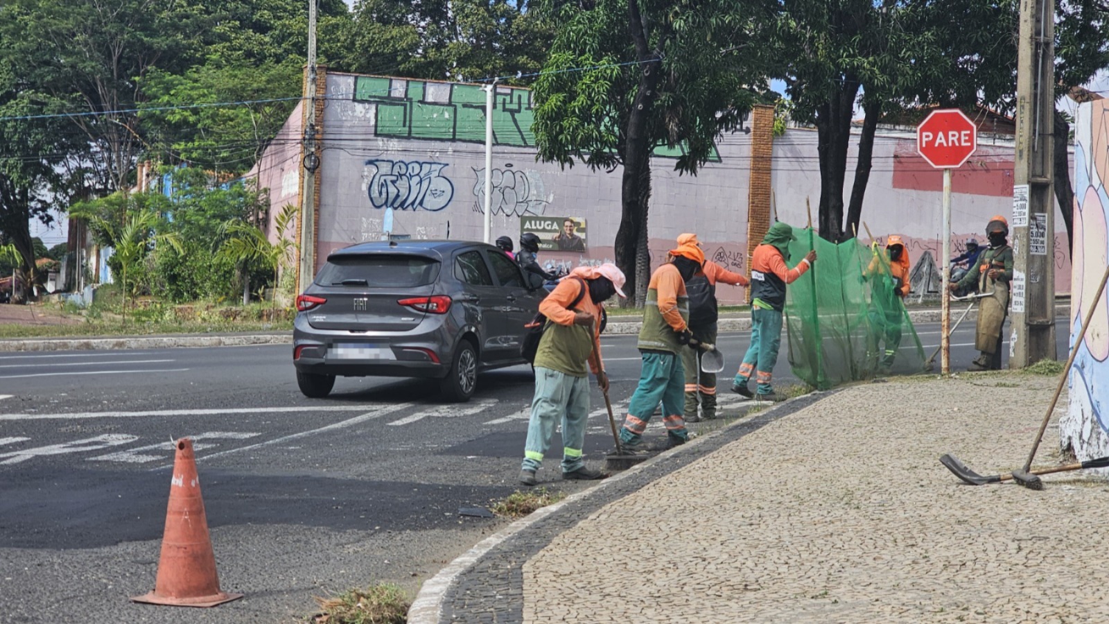 SDU Centro intensifica limpeza na Frei Serafim em preparação para Caminhada da Fraternidade