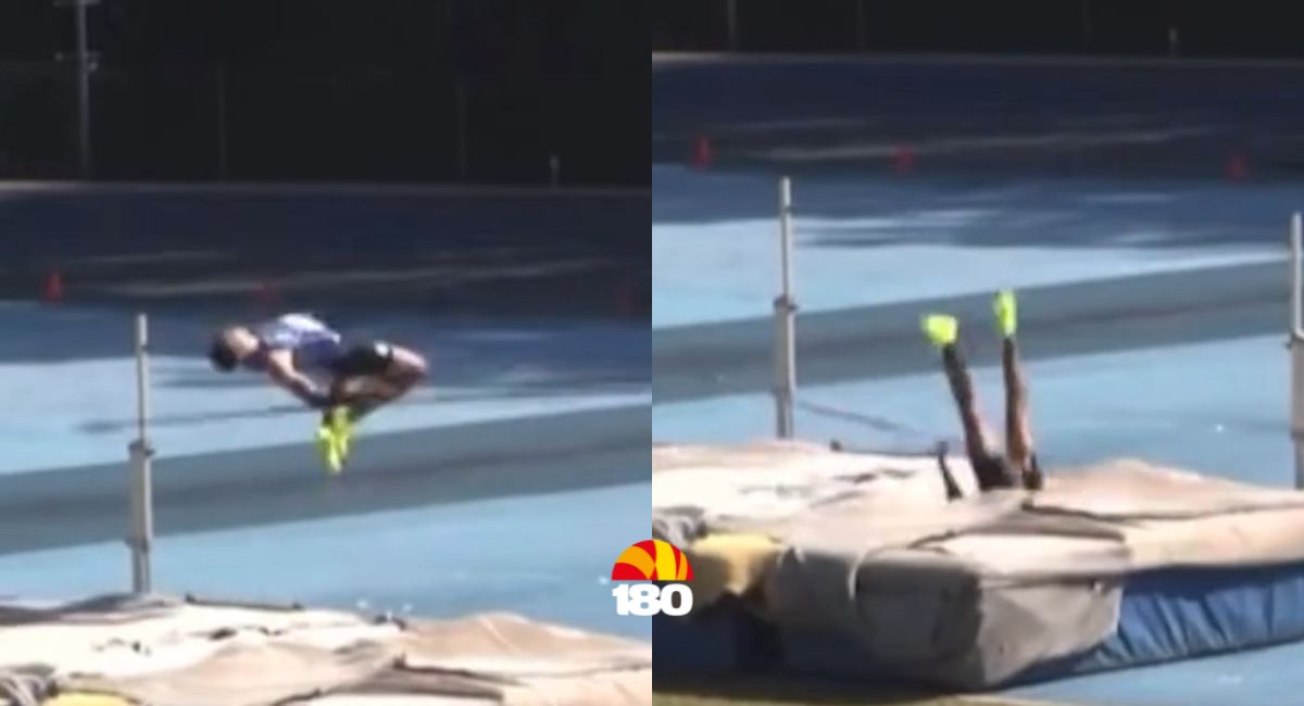 Atleta olímpico Thiago Moura sofre acidente durante prova de salto em altura